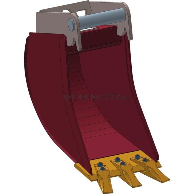 Backhoe bucket Ultralight 350 mm, 49 l, 3 teeth, MS03
