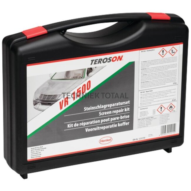 Teroson Glasreparatursatz Steinschlag VR 1500 mit UV-Lampe