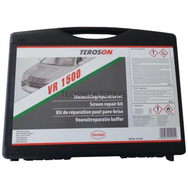 Teroson Glasreparatursatz Steinschlag VR 1500 mit UV-Lampe