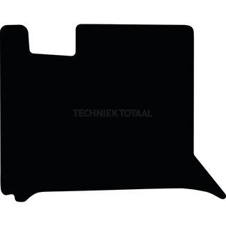 Black velour floor mat, 500 g/m² JCB 535-95, 536-60, 541-70, 560-80