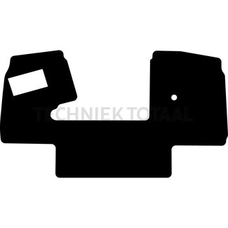 Voetmat rubber zwart, antislip, antistatisch Weidemann LK 174-1