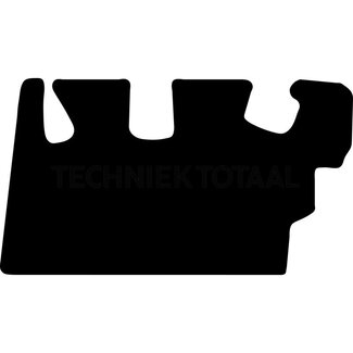 Fußmatte Velours schwarz, 500 g/m² Kubota KX042-4