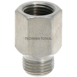 SKF Connector galvanized M10 x 1 / M8 x 1, pipe Ø 4 mm, L1 18 mm