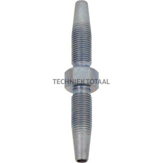 Groeneveld-Beka Doppel-Rohrstutzen M7 x 0,75 zur Schlauchreparatur 8,6 x 4 mm