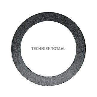 Opvulschijf staal 33 x 62 x 0,5 mm, as Ø 32 mm