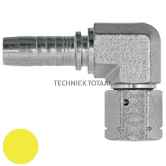 Manuli Swage fitting Multi Fit JIC cone 3/4", 90° compact, DN 12