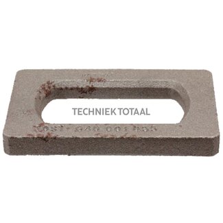 Jost Mounting plate container technology, cast steel, 2.2 kg