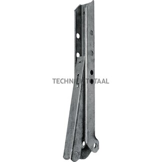 Adjustable flap hinge complete 3-piece, 515 mm