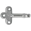 Catch eyelet size 2, E 18 mm, D 80 mm, galvanized | 232448
