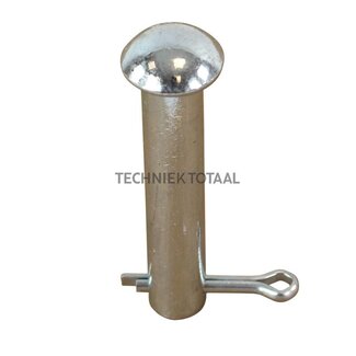 Hinge pin 12 x 65 mm galvanized, with split pin