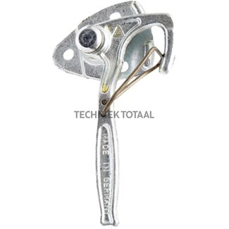 Angle-lever locking device size 0 left, spring securing, lever 145 mm