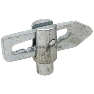 Tilt lock, galvanized, without thread