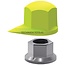 Checkpoint Wheel nut indicator Dustite® pointer bottom, AF 27 mm, yellow | DTY27