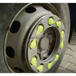 Checkpoint Wheel nut indicator Dustite LR® pointer top, AF 33 mm, yellow