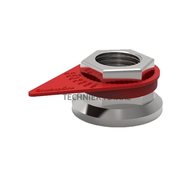 Checkpoint Wheel nut indicator Original, AF 32 mm, red | CTR32