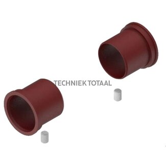 KNOTT Guide bearing set plastic Ø 45 mm, with locking pins