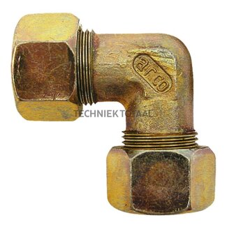 Angled threaded fitting Ø 10 mm, plug connection