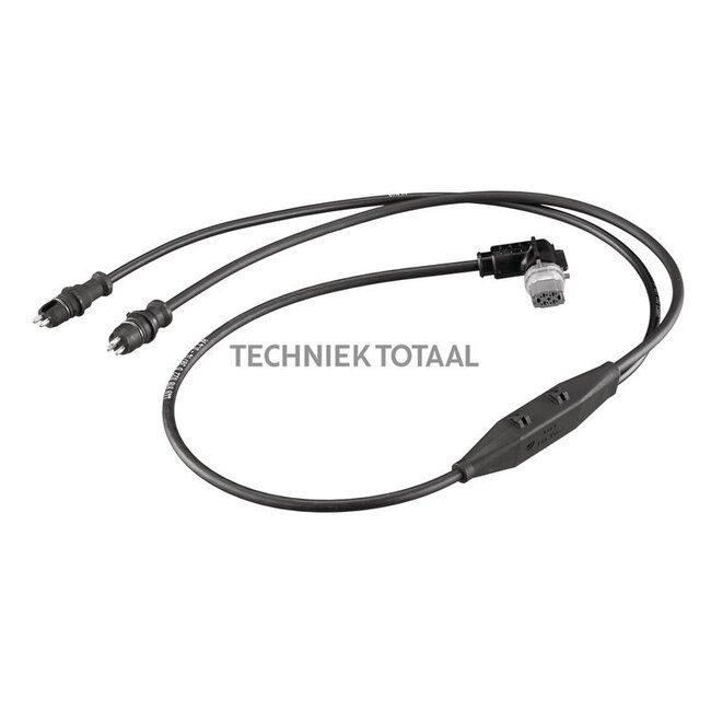 Wabco Voedingskabel ABS-sensor + GIO6/7 TEBS E, code B 4-polig, 400 mm | 449 818 022 0