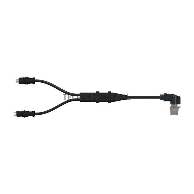 Wabco Voedingskabel ABS-sensor + GIO6/7 TEBS E, code B 4-polig, 400 mm | 449 818 022 0
