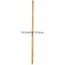 Ideal Replacement handle shovel with socket, ash, curved, 1300 mm, Ø 41 mm | 65011501