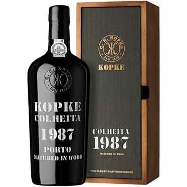 Kopke Colheita 1987 in geschenkkist