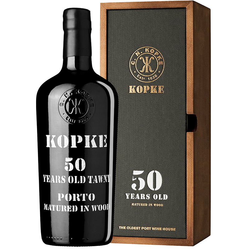 Kopke 50 Years Old Tawny Port in kist