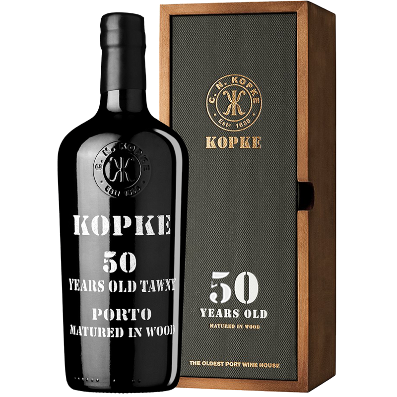 Kopke 50 Years Old Tawny Port in kist