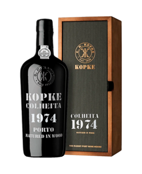 Kopke Colheita 1974 in geschenkkist Kopke Colheita 1974 in geschenkkist