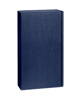 Geschenkverpakkingen Geschenkdoos voor 2 wijnflessen blauw
