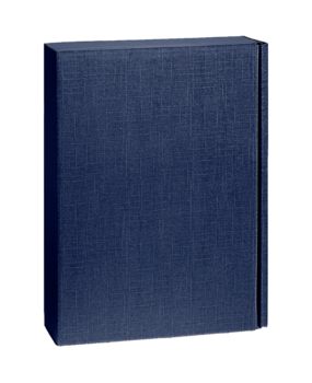 Geschenkverpakkingen Geschenkdoos voor 3 wijnflessen blauw