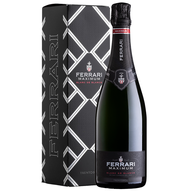Ferrari Maximum Blanc de Bancs Brut in Giftbox