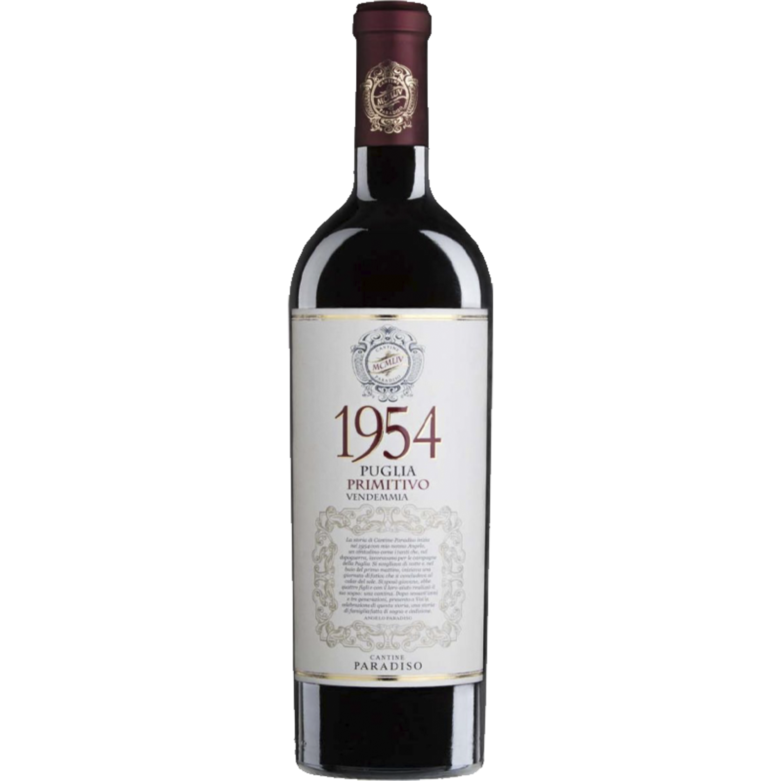 Paradiso Paradiso 1954 Primitivo 2023