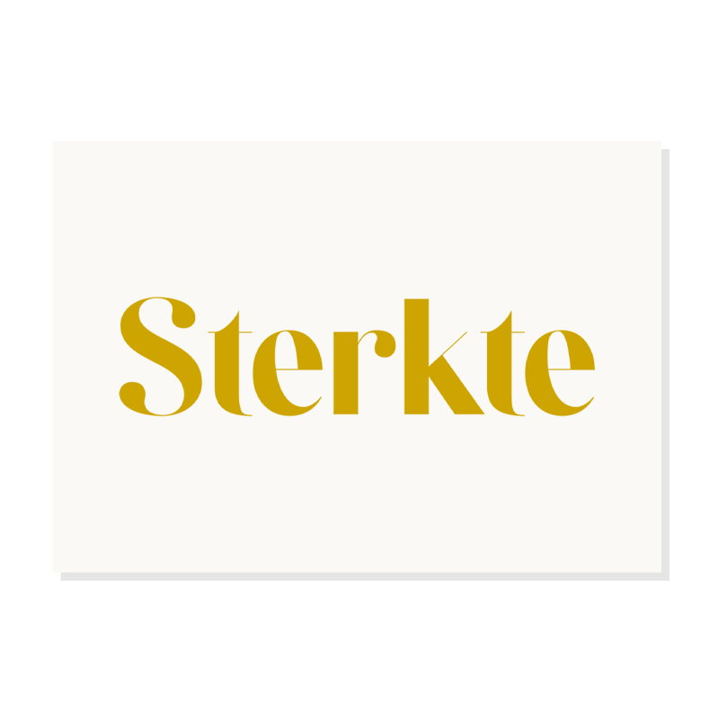 Kaartje Sterkte