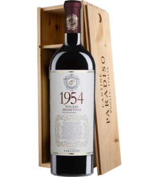 Paradiso 1954 Primitivo 2022 Magnum in kist Paradiso 1954 Primitivo 2022 Magnum in kist