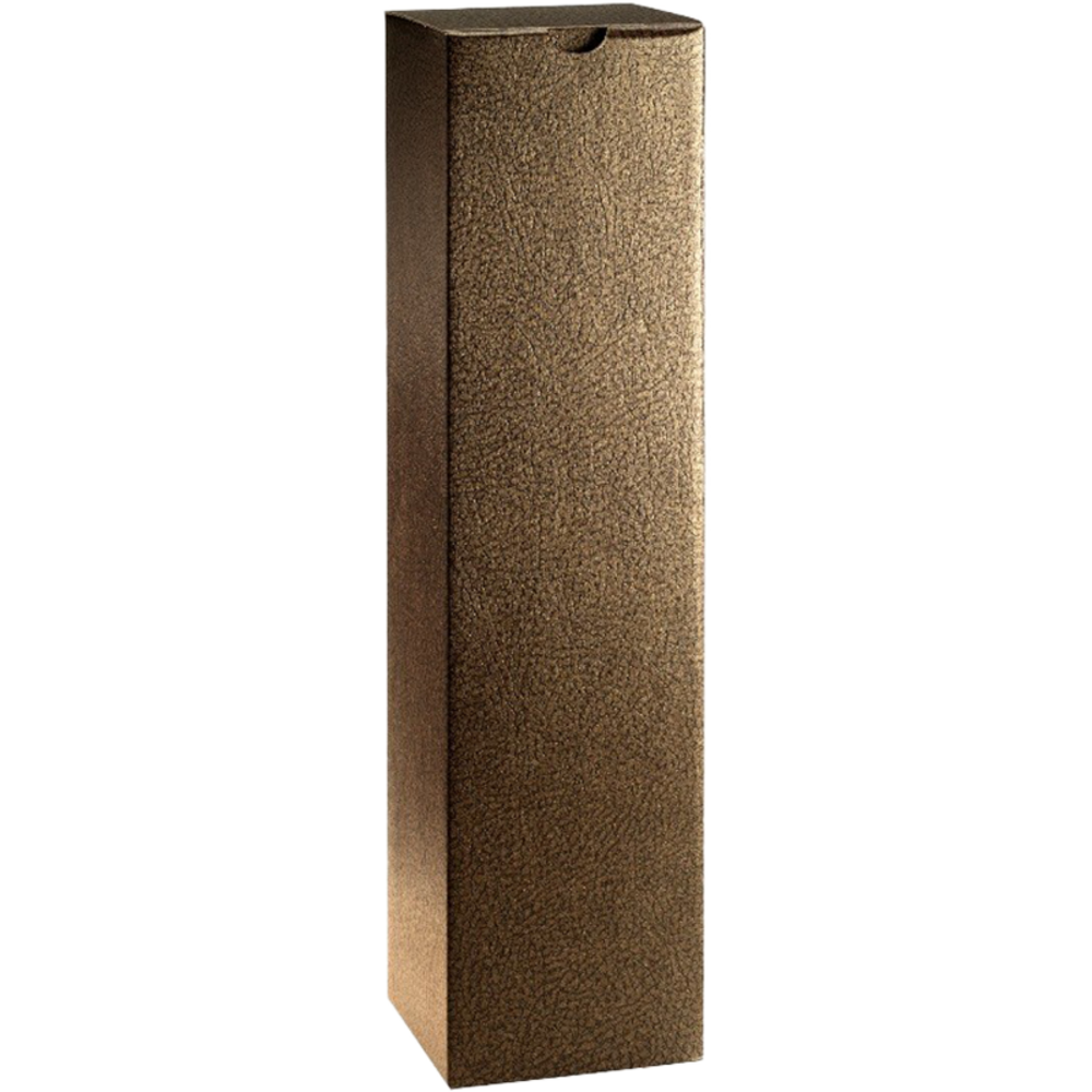Geschenkverpakkingen Geschenkdoos voor 1 wijnfles brons XL Geschenkverpakkingen Geschenkdoos voor 1 wijnfles brons XL