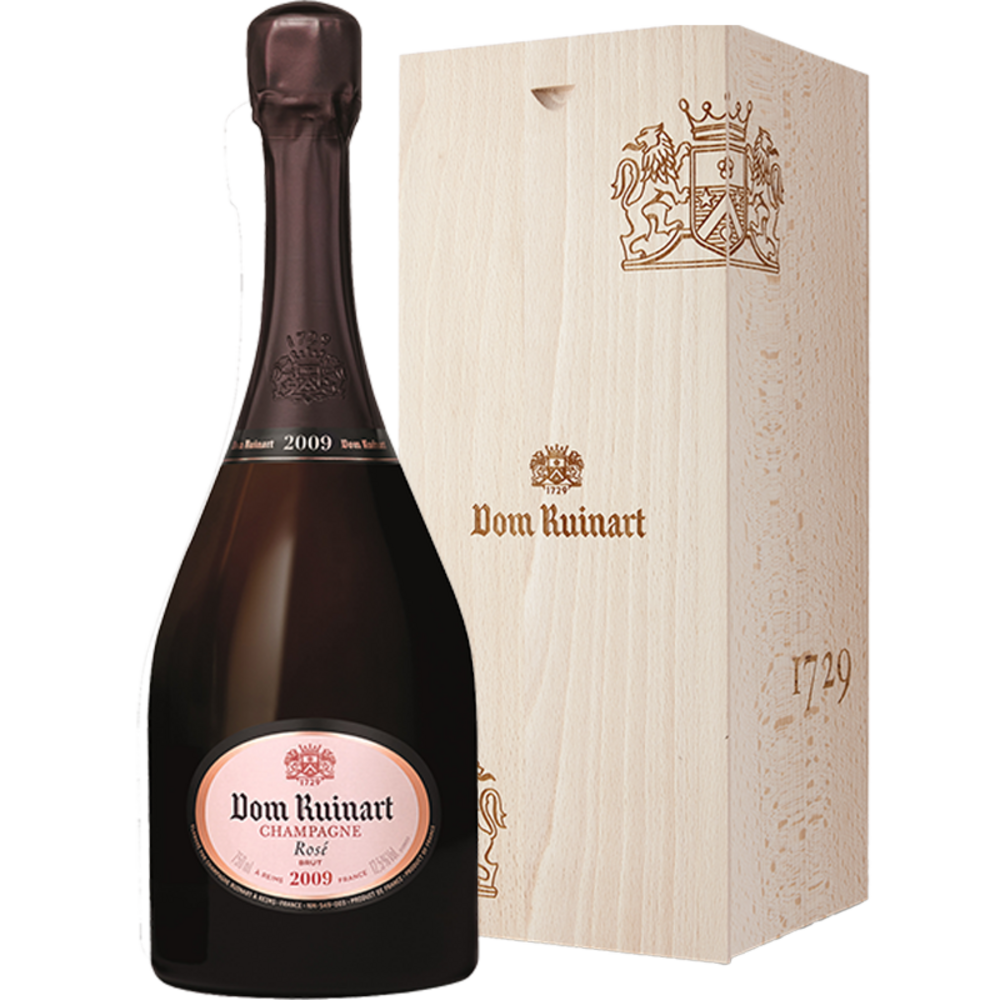 Ruinart Champagne Ruinart Dom Ruinart Rosé 2009 in geschenkkist Ruinart Champagne Ruinart Dom Ruinart Rosé 2009 in geschenkkist