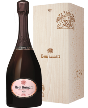 Ruinart Champagne Dom Ruinart Rosé 2009 in geschenkkist Ruinart Champagne Dom Ruinart Rosé 2009 in geschenkkist
