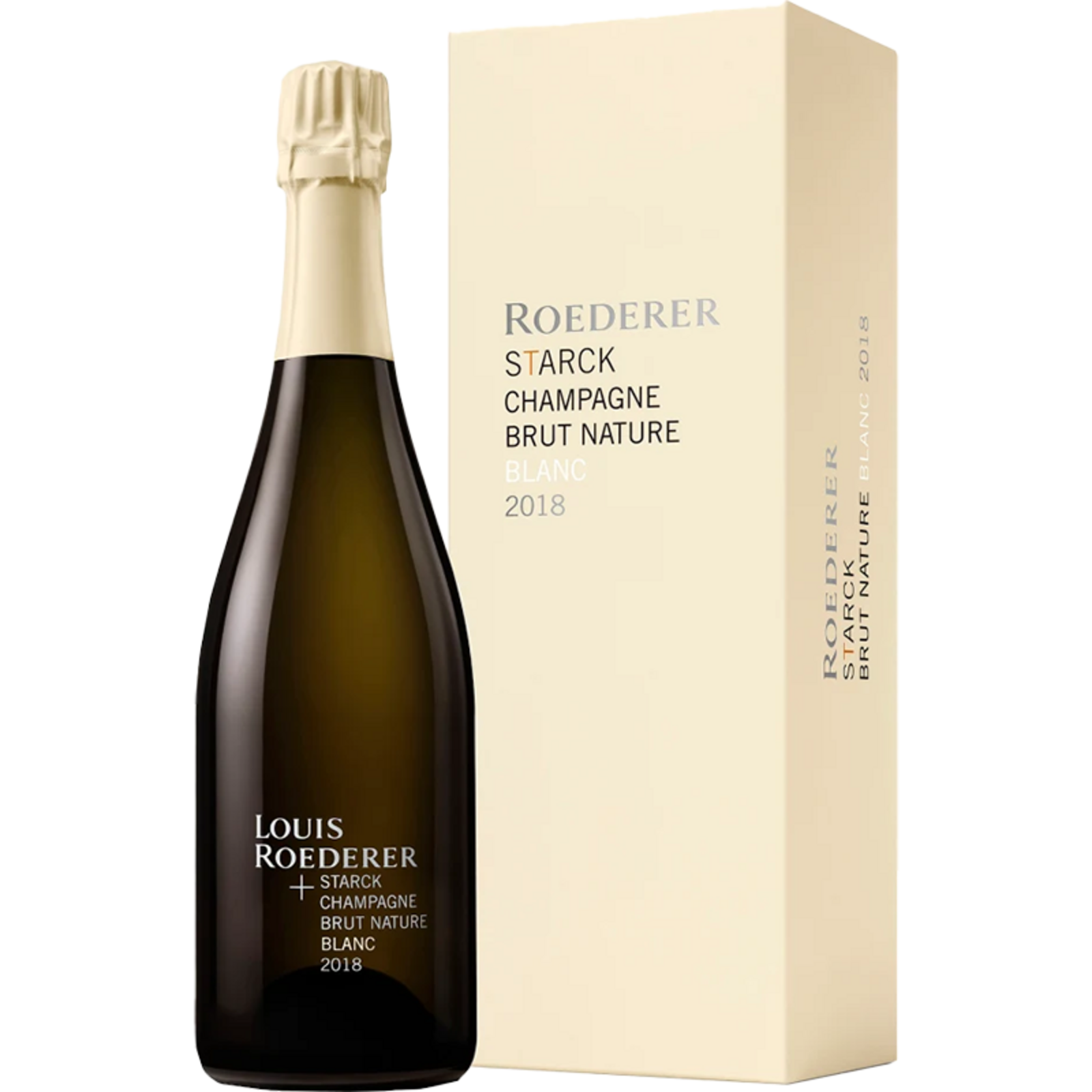 Louis Roederer Louis Roederer Starck Champagne Brut Nature Blanc 2018 Giftbox