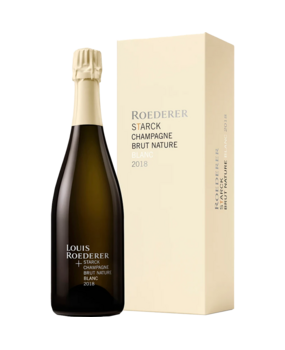 Louis Roederer Starck Champagne Brut Nature Blanc 2018 Giftbox