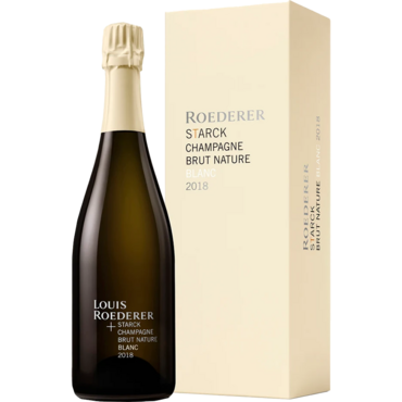 Louis Roederer Starck Champagne Brut Nature Blanc 2018 Giftbox