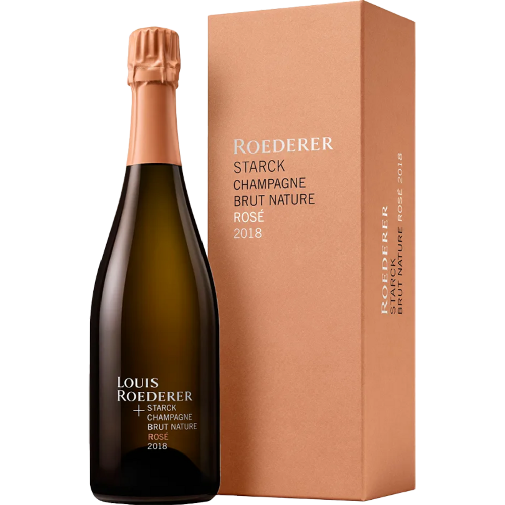 Louis Roederer Louis Roederer Starck Champagne Brut Nature Rosé 2018 Giftbox Louis Roederer Louis Roederer Starck Champagne Brut Nature Rosé 2018 Giftbox