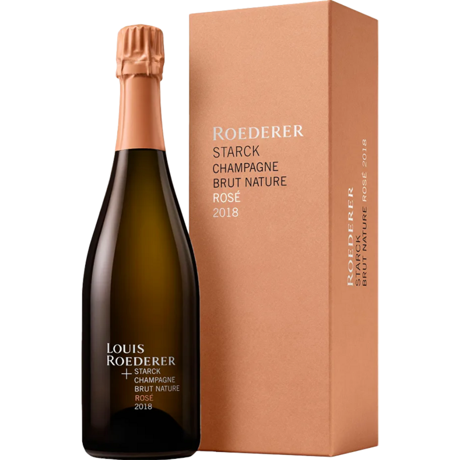Louis Roederer Louis Roederer Starck Champagne Brut Nature Rosé 2018 Giftbox