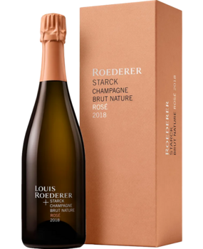 Louis Roederer Starck Champagne Brut Nature Rosé 2018 Giftbox