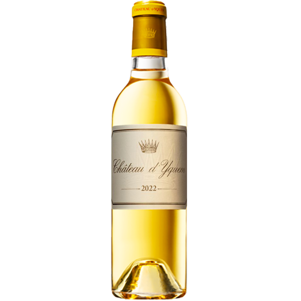 Château d'Yquem Château d'Yquem Sauternes Premier Cru Supérieur 2022 (halve fles 375ml) Château d'Yquem Château d'Yquem Sauternes Premier Cru Supérieur 2022 (halve fles 375ml)