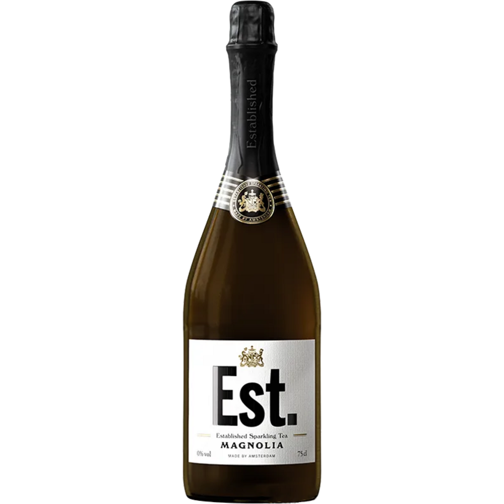 Established Est. Sparkling Tea Amsterdam Established Est. Magnolia Sparkling Tea 0.0% Established Est. Sparkling Tea Amsterdam Established Est. Magnolia Sparkling Tea 0.0%