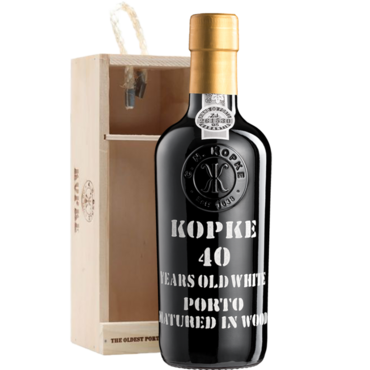 Kopke 40 Years Old White Port in kistje (375ml halve fles)