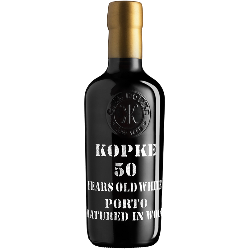Kopke 50 Years Old White Port in kistje (375ml halve fles)