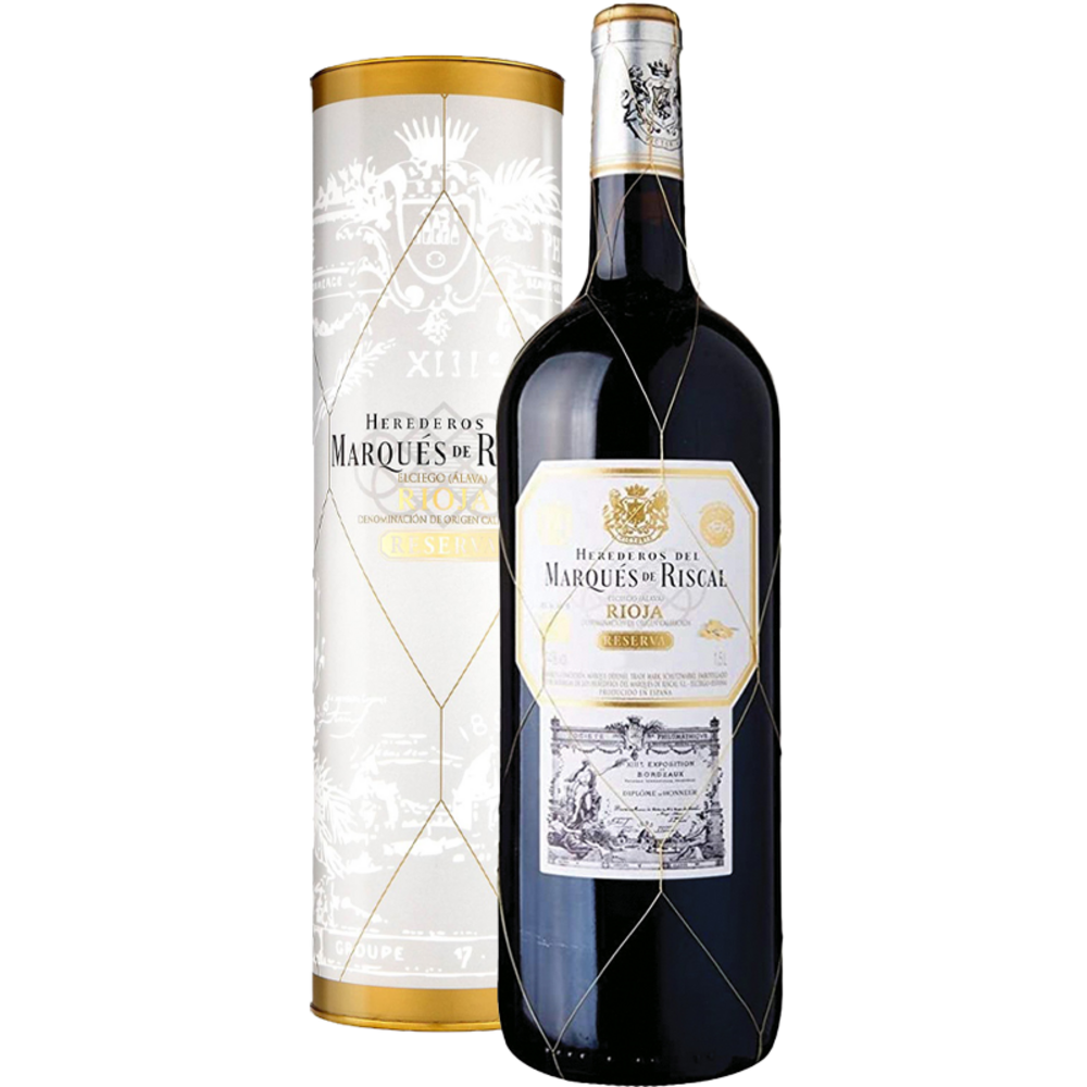 Marqués de Riscal Marqués de Riscal Rioja Reserva 2018 Magnum Gift Tin Marqués de Riscal Marqués de Riscal Rioja Reserva 2018 Magnum Gift Tin