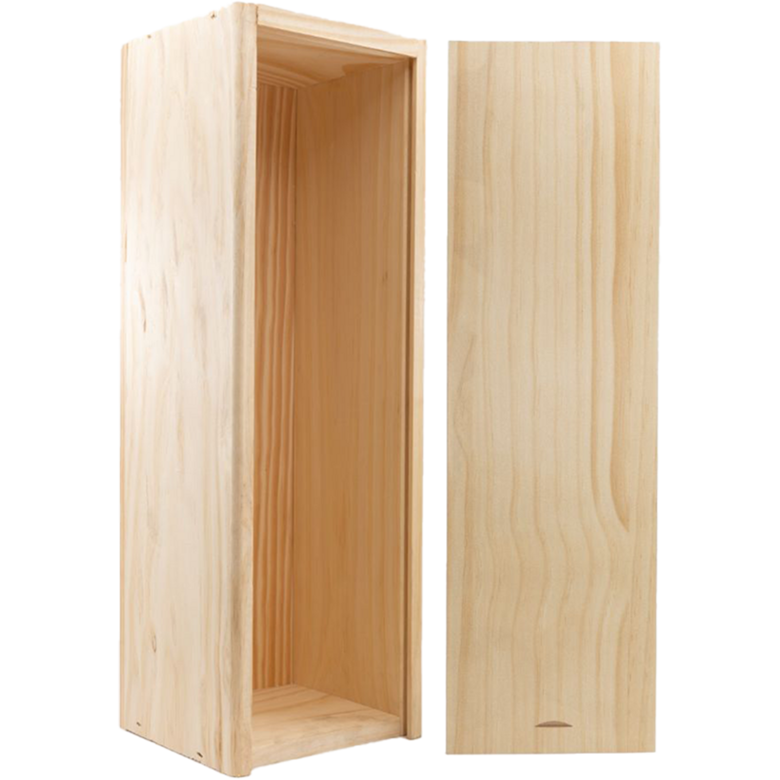 Geschenkverpakkingen Wijnkist met schuifdeksel voor 1 magnum Champagne