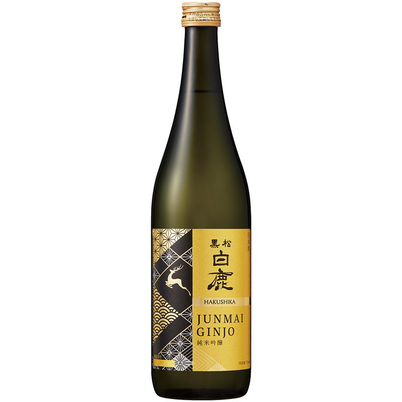 Hakushika Junmai Ginjo Gold Sake (720ML)